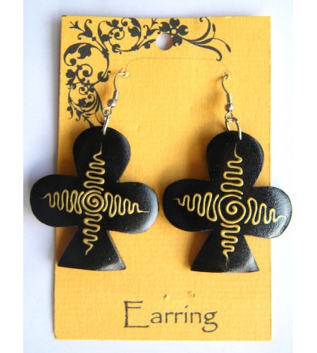 Wood Earring