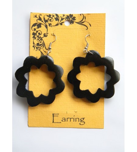 Wood Earring