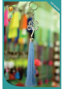 Art Tree Tassel Keychain