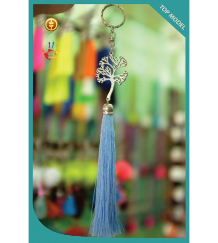 Art Tree Tassel Keychain