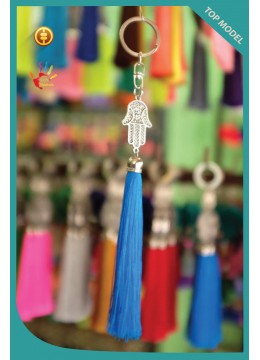 New Artistic Hamsa Tassel Keychain