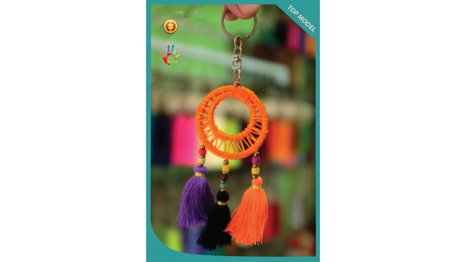 New Mini Catcher Tassel Keychain