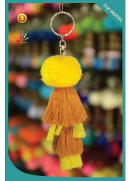 New Pom Pom Tassel Keychain