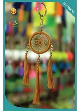 Top Mini Dreamcatcher Tassel Keychain