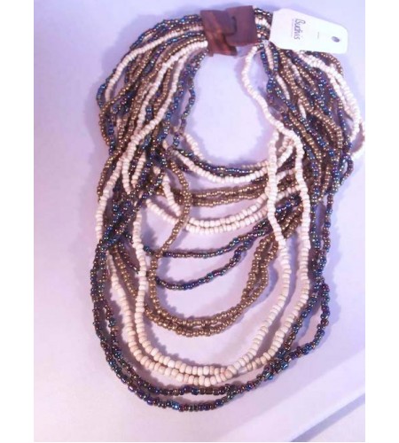 Beaded Necklace Multi Strand