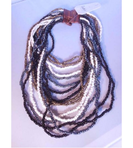 Beaded Necklace Multi Strand