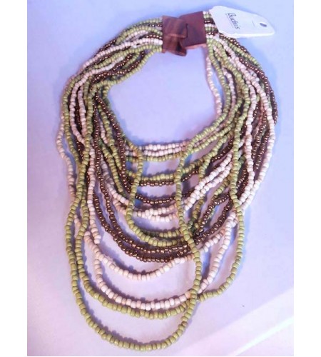 Beaded Necklace Multi Strand