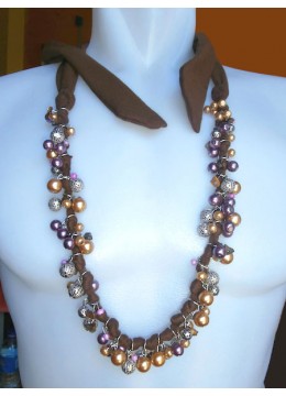 Cloth Beads Necklace Jewellery