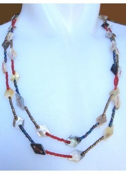 Multi Strand Beaded Necklace