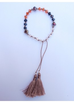 Tassel Bracelet Crystal Knot