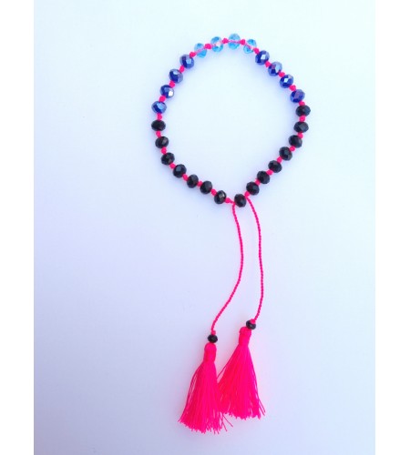 Tassel Bracelet Crystal Knot