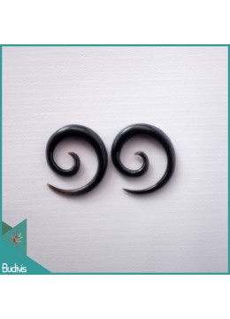 Spirall Black Horn Body Piercing From Bali