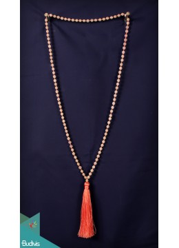 108 Gemstone Beads Long Hand-Knotted Necklace