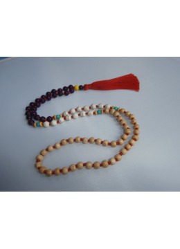 Beaded Long Tassel Necklace, Hand Knotted Tassel Necklaces, Bali Necklaces