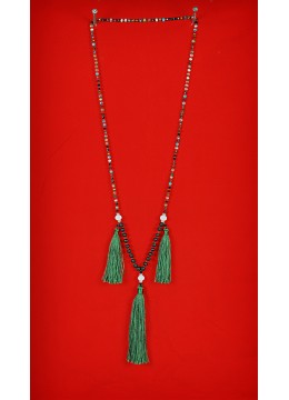 Bohemian Style Multi-Tassel Necklace (Handmade)