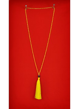 Lava Long Beaded Multi-Tassel Necklace