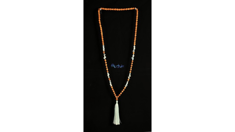 Long Beaded Tassel Necklace Bodhi Seeds