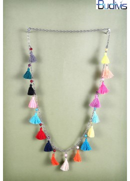 Long Chain Multi-Tassel Necklace