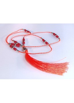 Beaded Tassel Layered Necklace