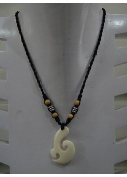 Tribal Bone Carving Necklace