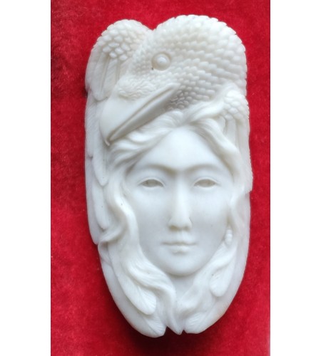 Best Model Bali Bone Carving Pendant Spirit Model