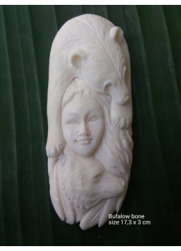 Best Style Bali Bone Carving Natural Pendant