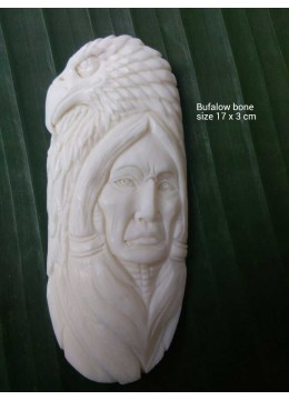 Hot Sale Bali Ox Bone Carved Pendant Spirit