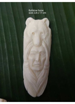 Top Quality Balinese Spiritual Bone Carving Natural Pendant