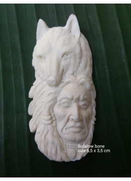 Wholesale Bali Spiritual Bone Carving Natural Pendant