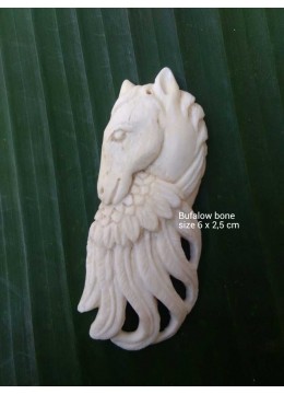 Wholesale Cheap Bali Cow Bone Carved Spirit Pendant