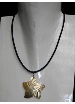 Necklace Carved Shell From Indonesia