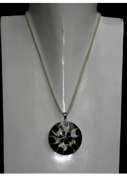 Necklace With Shell Pendant Stainless Steel