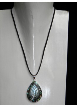 Necklace With Shell Pendant Stainless Steel Bali