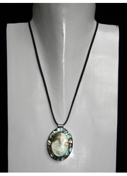 Necklace With Shell Pendant Stainless Steel Made In Indonesia