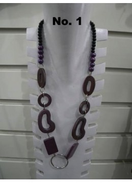 Wooden Bead Necklace Top Model By Edi Yanto