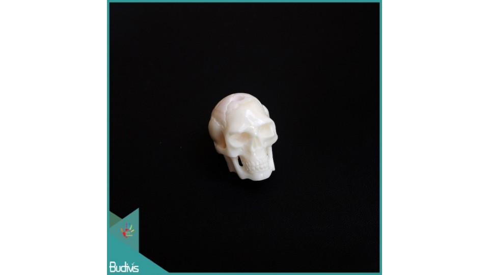 Balinese Bone Carving Skull Jewelry Making - Small