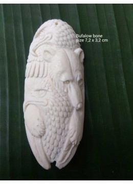 Best Selling Bali Ox Bone Carved Pendant