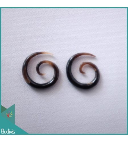 Best Selling Bali Spirall Black Horn Body Piercing