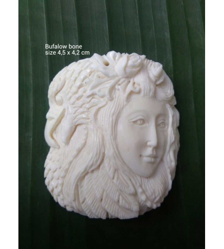 Best Selling Balinese Spiritual Bone Carving Natural Pendant