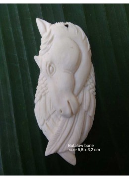 Factory Price Bali Spiritual Bone Carving Natural Pendant