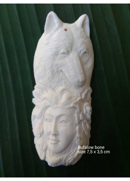 Top Quality Balinese Spiritual Bone Carving Natural Pendant