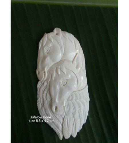 Top Style Bali Spiritual Bone Carved Natural Pendant