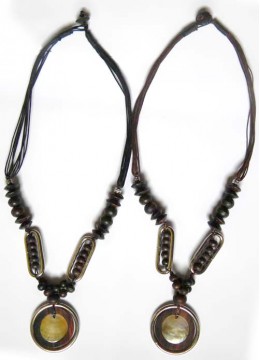 Bali Beaded Wood Necklace