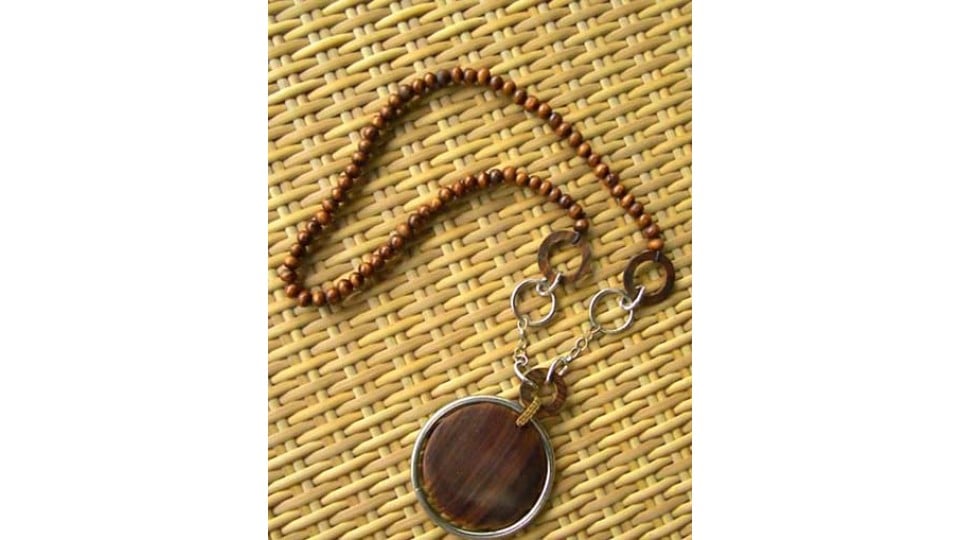 Bali Nature Wood Necklace