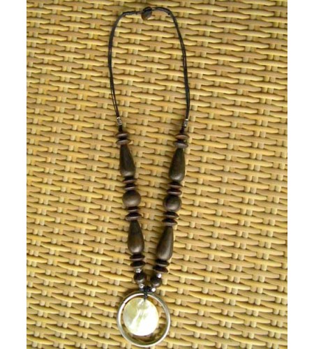 Bali Nature Wood Necklace