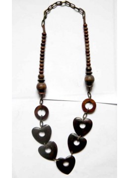 Beautiful Wood Beads Necklace