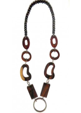 Beautiful Wood Beads Necklace