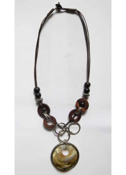 Beautiful Wood Beads Necklace