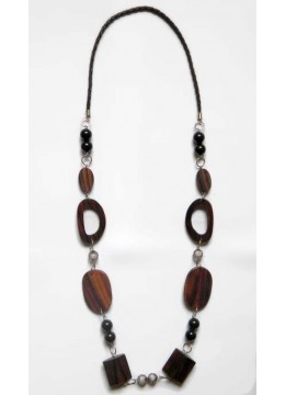 Beautiful Wood Beads Necklace