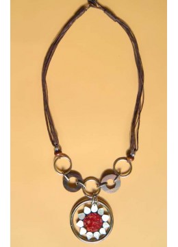 Natural Wood Beads Necklace